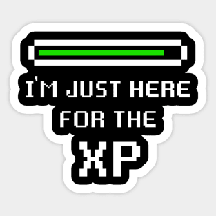 I'm Just Here For The XP Sticker